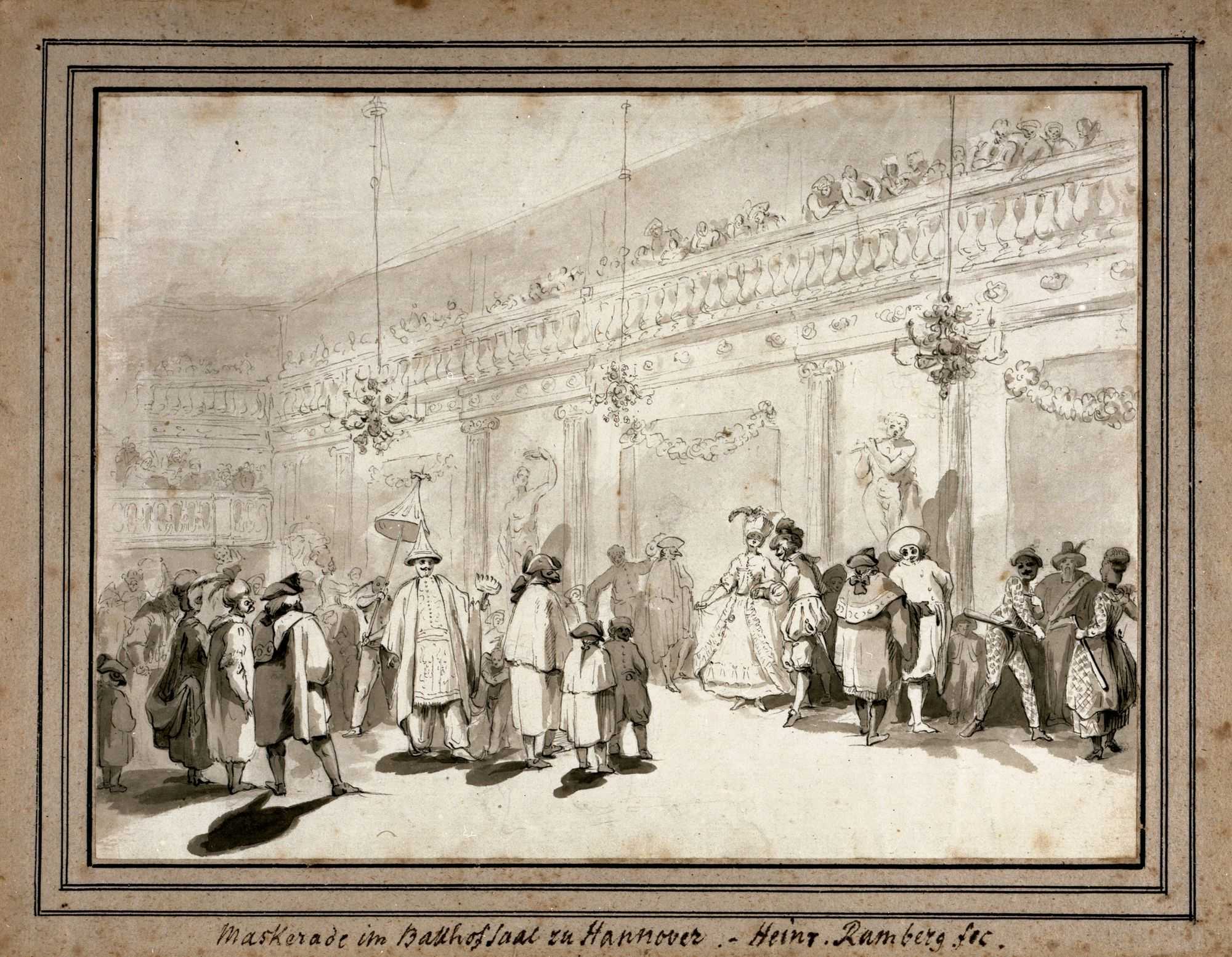 Der Ballhof hat seinen Namen von der 1649 hier errichteten Federballhalle. Das Federballspiel war im 17. Jahrhundert beim Adel sehr beliebt. Doch nur wenige Jahre nach der Errichtung, verschenkte der Herzog die Halle. Ab 1664 fanden dort Tanzbälle, Aufführungen und andere Veranstaltungen statt.